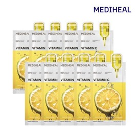 Mediheal Vitamin C Essential Mask Blemish Toning 10 Sheets / 메디힐 비타민씨 에센셜 마스크 잡티 토닝 10매
