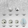 Bolas de discoteca para decoración de tartas, decoración bohemia con