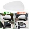 Passenger Right Side Door Wing Mirror Cover Cap White For