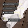 HOT FEET Work Socks for Men, Long All Weather Boot