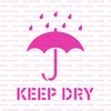 Keep Dry Symbol Stencil - Precision Industrial Designs with Optimized