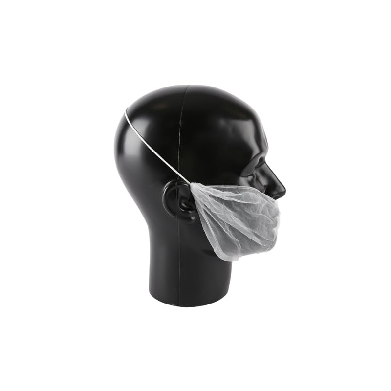 FRANZ MENSCH Hygostar Beard Protection Micromesh Nylon White Length 47