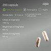 Magnesio Completo 3000mg - 200 Capsule - Magnesio Bisglicinato, Citrato,