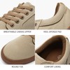 BENPAO Mens White Casual Shoes All Black Fashion Sneakers for