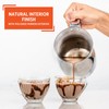 IMUSA USA 1Qt Aluminum Traditional Chocolatera, Silver