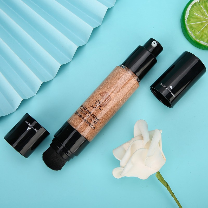 ROLANJONA Fullerene Bubble Moisturizing Makeup Primer Skin Brightening Concealer Make