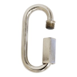 RCH Hardware QL-ST04-49 Steel Quicklink, 5 Gauge, Polished Nickel (2 Pack)