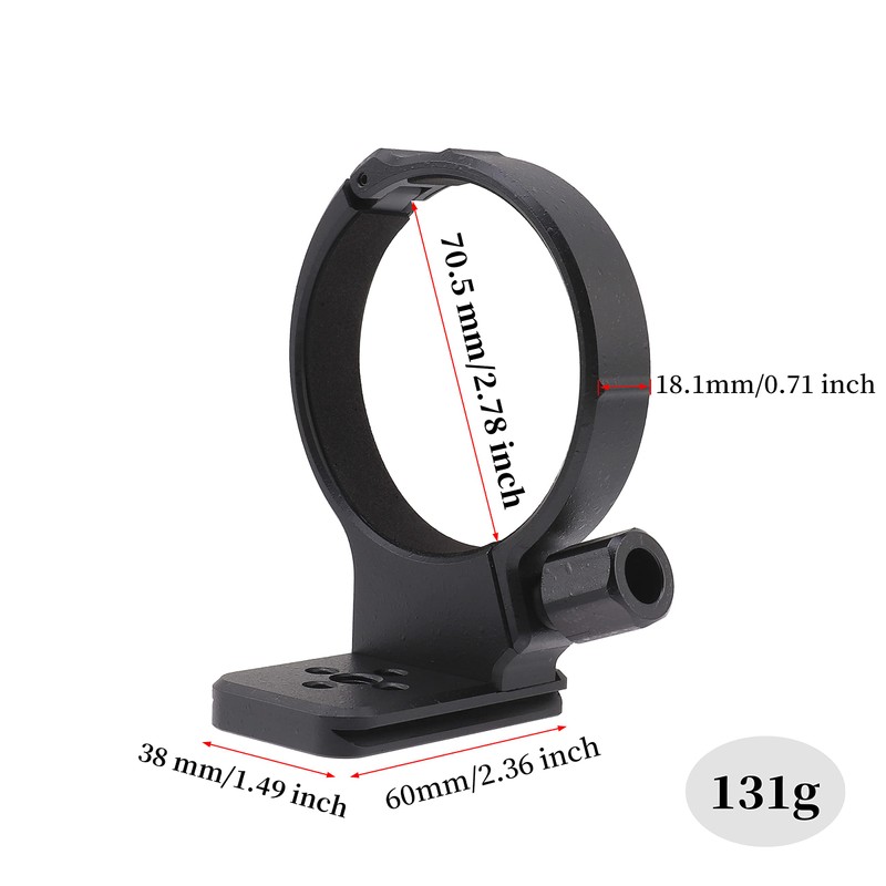 71mm Tripod Collar Mount Ring 1/4" for SIGMA APO 70-200mm