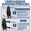 3-H Garage Wall Hooks, Tool Hooks, Double Hooks, Pack of