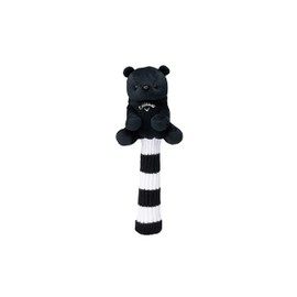 Callaway AM BEAR UT BLK SS 23 Head Cover, For UT, Number Tag Included, Replaceable Number (3.4.5.6.7), Black, Women's
