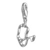 Melina Damen-Charm Anhänger Arzt Stethoskop 925 Sterling Silber 1801028