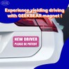 GEEKBEAR New Driver Car Magnet - Colorful, Reflective, Weather-Resistant -