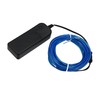 X AUTOHAUX 5 Meter/16ft Neon Glowing EL Wire Strip Blue