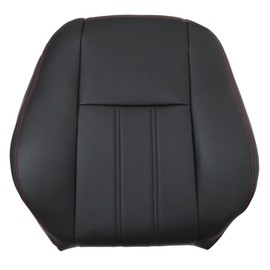 NLQR Front Driver or Passenger Side Top Back Replacement Seat Cover Black with red Stitch Compatible with Chrysler Town and Country 2011-2016 Compatible with Dodge Grand Caravan 2008-2020