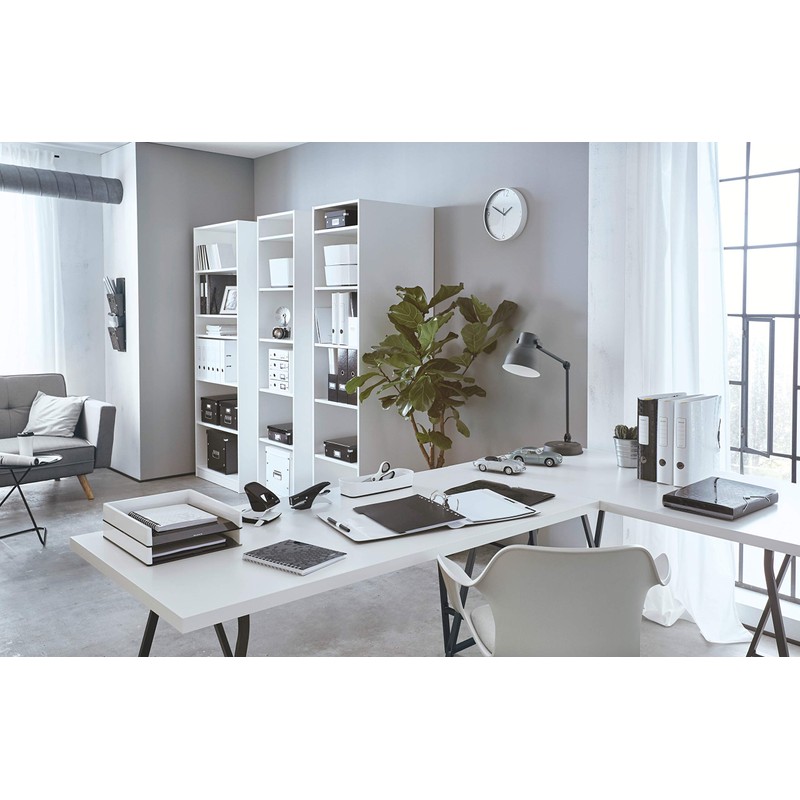 Leitz WOW Quartz Wall Clock, Perfect for Office, Kitchen, Living