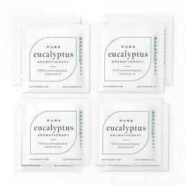 Breatherapy Pure Essential Oil Aromatherapy Inhalation Tabs, 8-Pack (Eucalyptus)