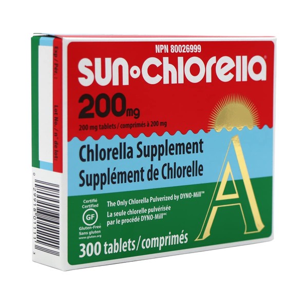Sun Chlorella Usa Chlorella 200 Milligrams - 300 tabs (Pack of 2)