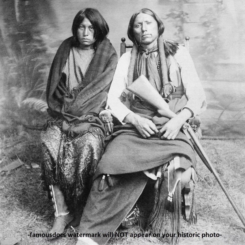 Comanche Chief Quanah Parker PHOTO Native American Indian Warrior and