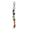 Nanalou 7 Chakra Stones Healing Crystal Hanging Ornament (7 Chakra