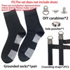 AddBili Grounding Socks & Grounding Straps (US, Numeric, 6.5, 9.5,