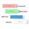 Juego de 5 limas de uñas para esmalte de uñas,
