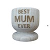 FastCraft BEST MUM EVER GREATEST WOODEN EGG CUP PRESENT IDEA
