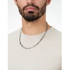 925 Sterling Silver Figaro Chain Necklace 5mm – Sterling Silver