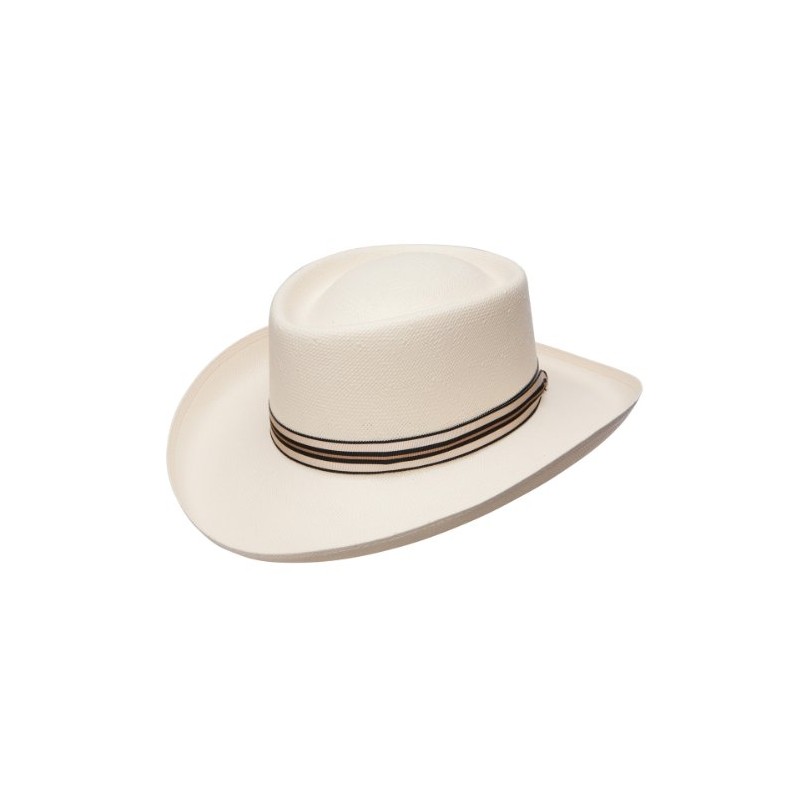 Dobbs Kingston Gambler Shantung Straw Hat, Medium
