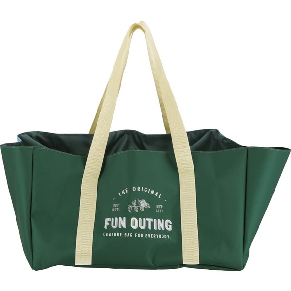 Fuji Boeki Eco Bag, Fun Outing Register Bag, Green (GR)