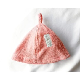 TRUE TOWEL Sauna Hat Imabari Towel Brand Certified (Peach Pink)
