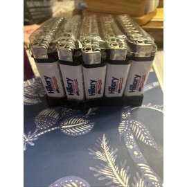 50 lighters! R & L Elite Disposable Lighters HILLARY FOR PRISON!!! New In Box