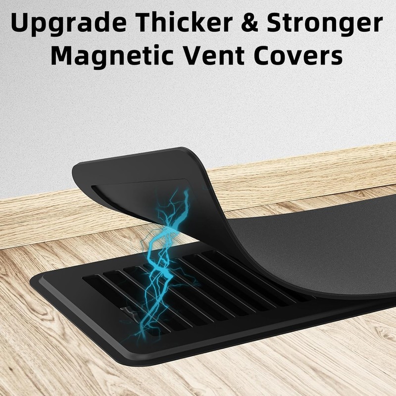 Magnetic Vent Covers (4 Pack) Vent Covers for Home Floor,