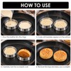 12 PCS Crumpet Rings 10cm Stainless Steel Baking Rings, Dishwasher