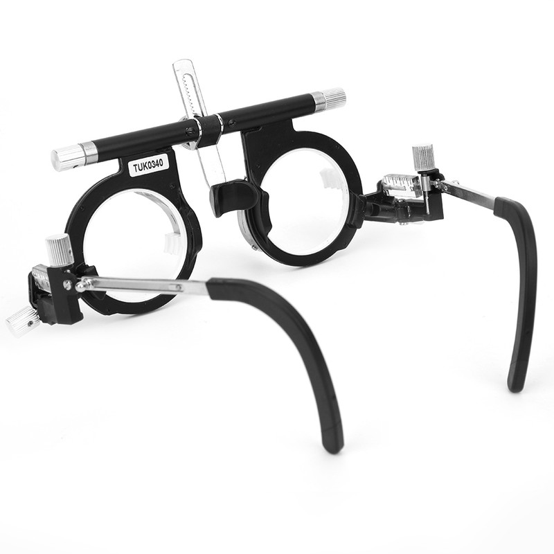 50-80 mm Adjustable Optical Trial Lens Frame Eye Test Glasses