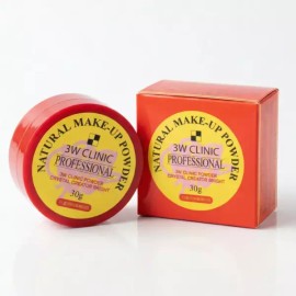 3W 클리닉 내추럴 메이크업 파우더 30g , 21호 라이트베이지 3W Clinic Natural Makeup Powder 30g, Shade 21 Light Beige