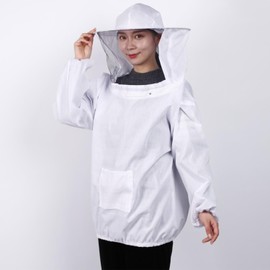 Bee Suit Beekeeping Suit with Veil Hood Hat Wasp Suit Bee Keeper Suit Beekeeping Clothes Bee Costume Beekeepers Equipment for Men & Women