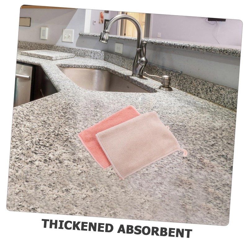 IWOWHERO Dishwashing Towels Set 2pcs Absorbent Microfiber Cleaning Cloths for