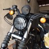 5.75in Aluminum Headlight Grill Cover Accessory Fit for XL883 XL1200