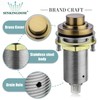 SINKINGDOM SinkTop Air Switch Kit with Champagne Bronze Long Button