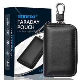 Faraday Pouch for Car keys, RFID Key Pouch Keyless Car Blocker, Signal blocking Case Anti-Theft RFID Car Key Holder Car Safety Protector