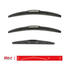 2MPLASTIC Front and Rear Windshield Wiper Blade For Toyota COROLLA HATCHBACK 2019-2022