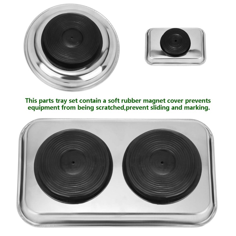 VASTOOLS Magnetic Tray Holder 3pc,for Socket Screw Nuts Bolts Metal