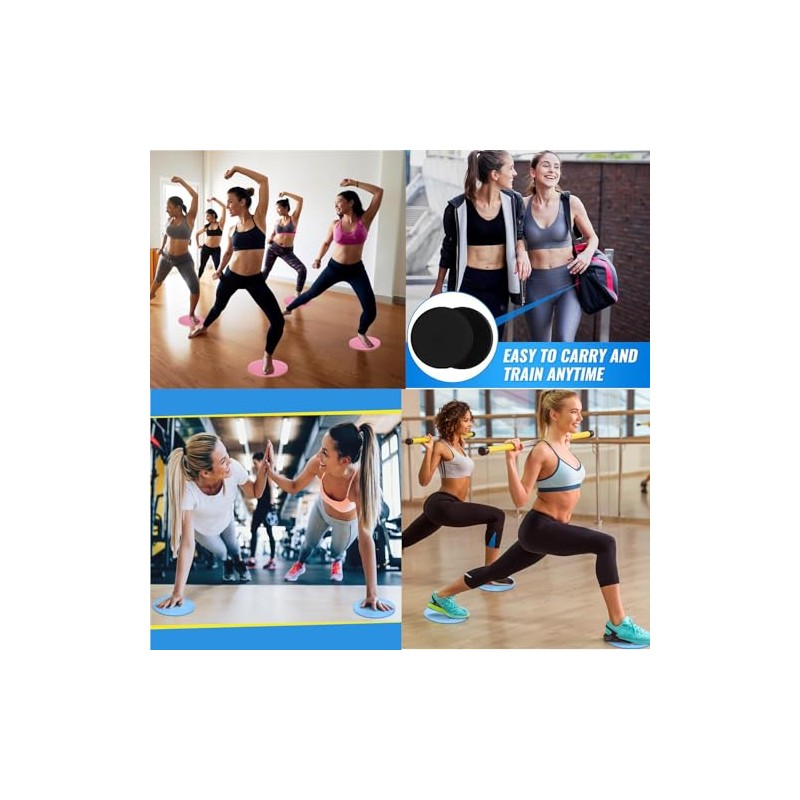 Sliders Ejercicio Discos Deslizantes, 4 Core Slider, Sliders Ejercicio de