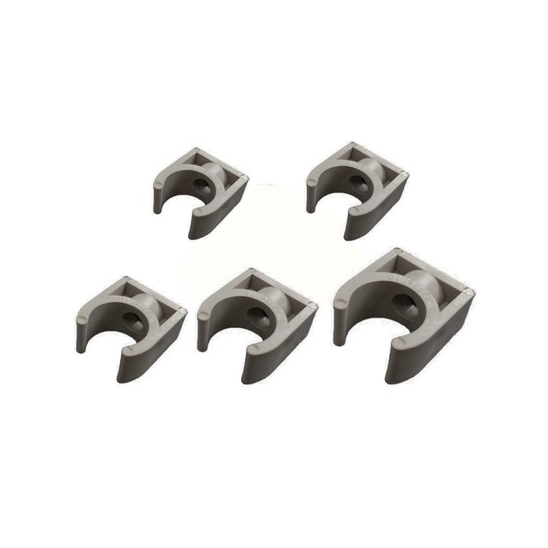 10Pcs 32mm (DN25) White ID White PVC Water Pipe Clamps