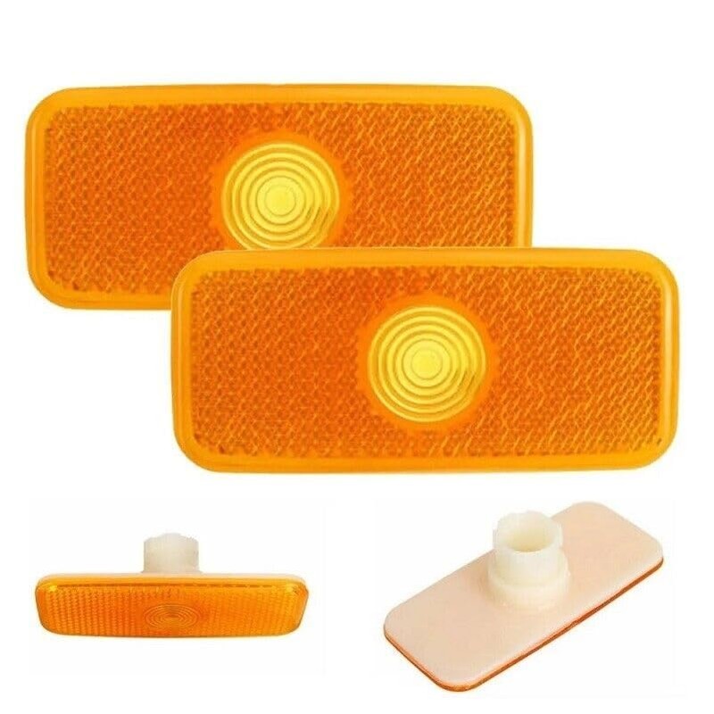 GuusCar 2x Side Marker Light Lamp Lens for Ford Transit