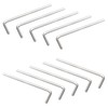 Litoexpe 10 Pieces 1/8" Hex Key Wrench, L Shape Allen