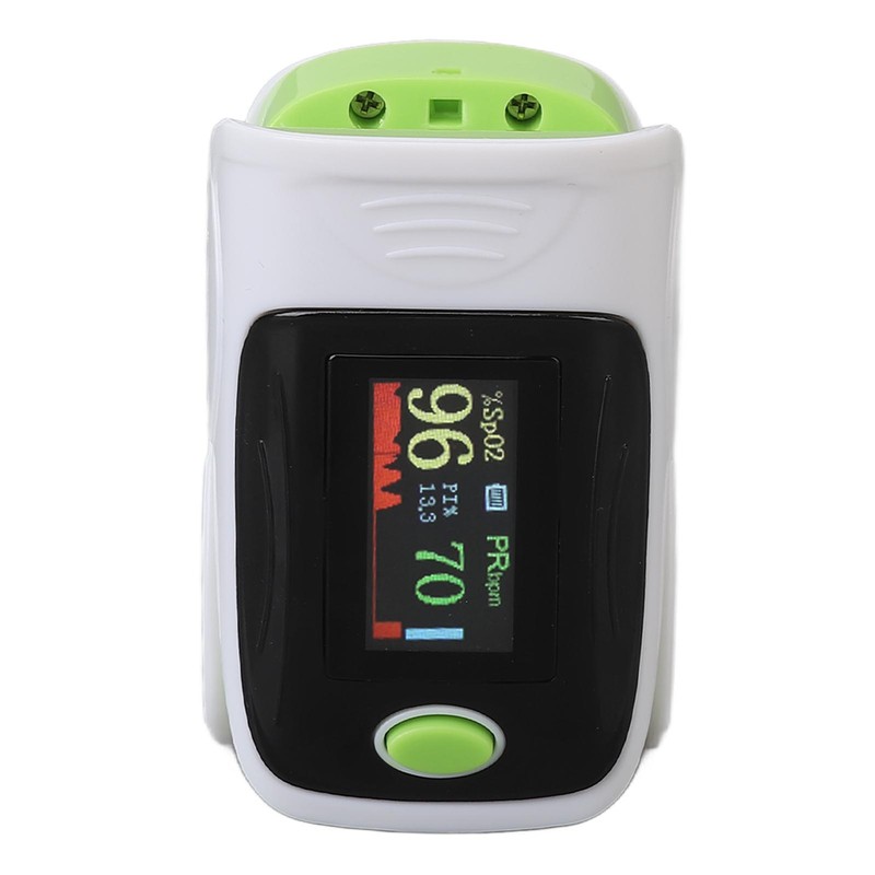 Fingertip Pulse Oximeter Adjustable Automatic Portable OLED Blood Oxygen Saturation