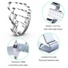QAAQS Foot/Footprint/Baby Foot Cookie Cutter Set, 4 Piece, Stainless Steel