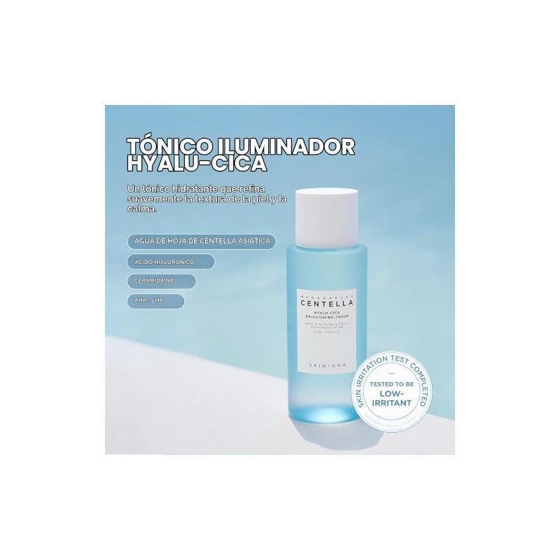 Tónico Iluminador Hyalu‑Cica Madagascar de SKIN1004 – 210 ml