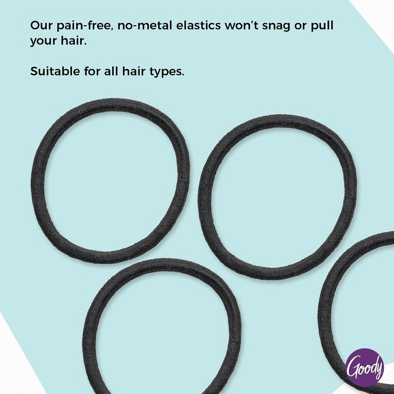 Goody Ouchless Hair Elastics – No Pull, No Breakage, Tangle-Free